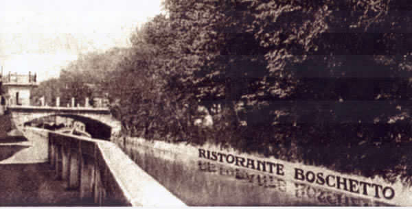 Ristorante Boschetto. Ponte di Viale Monza